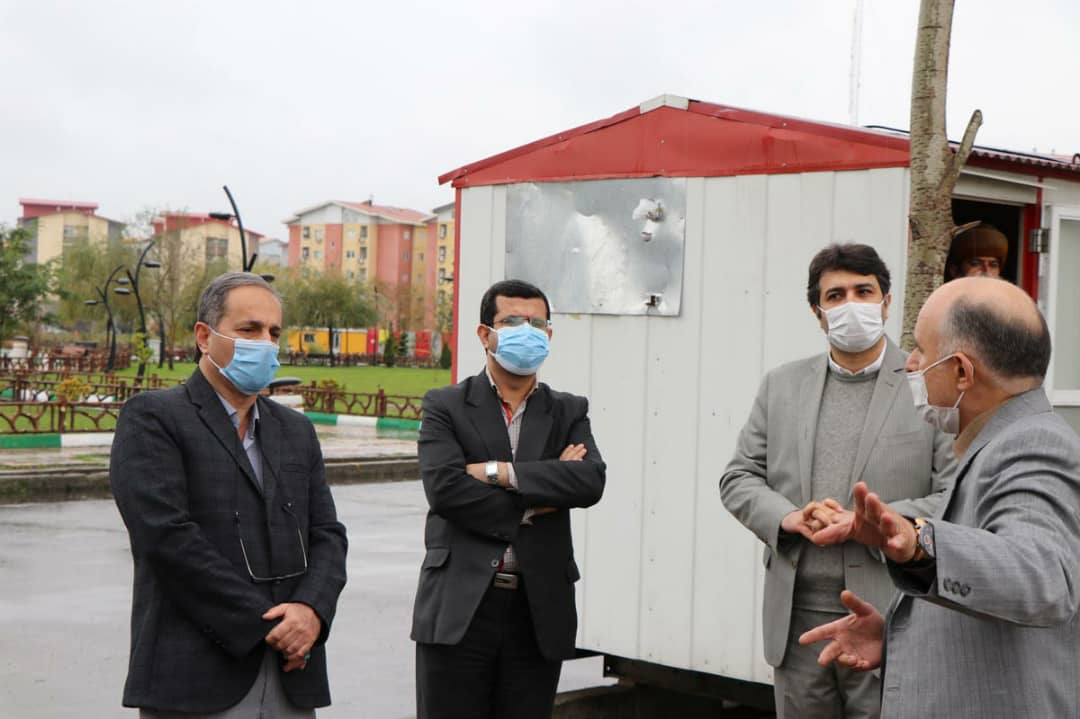 بازدید رئیس سازمان برنامه و بودجه گیلان از پروژه در حال احداث مرکز جامع اداره کل انتقال خون استان