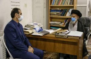 دیدار صمیمانه شهردار رشت با آیت الله رودباری