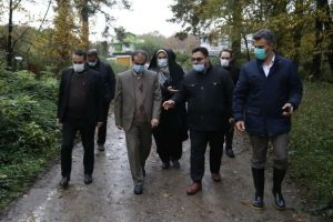 بازدید شهردار رشت از پارک ۴۵۰ هکتاری لاکان