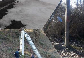 تند باد به برق گیلان خسارت زد