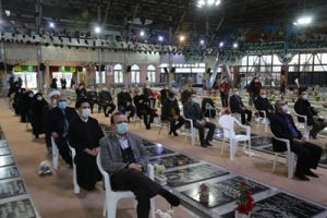 تجدید میثاق دانشگاهیان علوم پزشکی گیلان با شهدای گرانقدر
