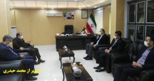 دیدار مدیر شرکت ملی پخش فرآورده های نفتی منطقه گیلان با فرماندار رودبار