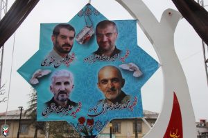 رونمایی از یادمان شهدای مدافع حرم و امنیت در رودسر