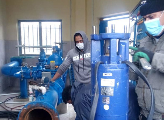 تقویت فشار آب شرب یکهزار خانوار روستایی بخش شاندرمن