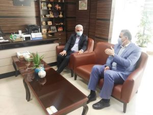 دیدار مدیر شرکت ملی پخش فرآورده های نفتی منطقه گیلان با فرماندار صومعه سرا