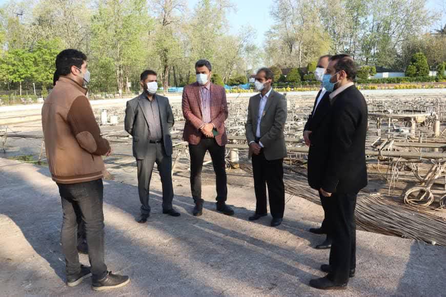 جدیت شهرداری رشت در راه اندازی مجدد پروژه آبنمای موزیکال بوستان ملت رشت