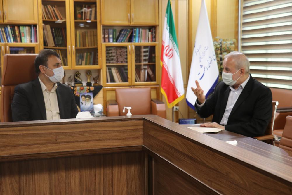دیدار نماینده مردم رشت در مجلس شورای اسلامی با فرماندار