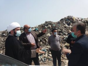 بازدید مدیرکل حفاظت محیط زیست گیلان از جایگاه دفن پسماند تالش