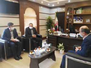 دیدار مدیر شرکت ملی پخش فرآورده های نفتی منطقه گیلان با فرماندار لنگرود