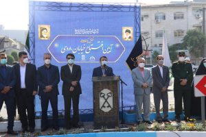 برگزاری آیین افتتاح پروژه بلوار ۸ دی رشت