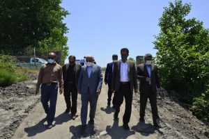 بازدید مدیرعامل سازمان منطقه آزاد انزلی از پروژه ملی راه آهن