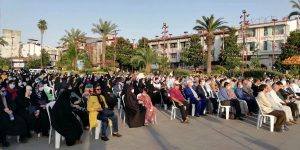 برگزاری جشن پیروزی آیت الله رئیسی در انتخابات ریاست جمهوری ۱۴۰۰ در میدان شهرداری رشت