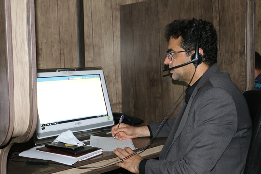 پاسخگویی بر خط معاون بهره برداری و توسعه آب شرکت آبفای گیلان به تماس های مردمی