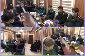 تجلیل فرماندار املش از سوی فرمانده سپاه ناحیه املش بمناسبت هفته دولت