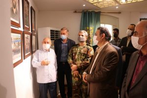 افتتاح نمایشگاه عکس قاب های بهشتی در حسینیه هنر رشت