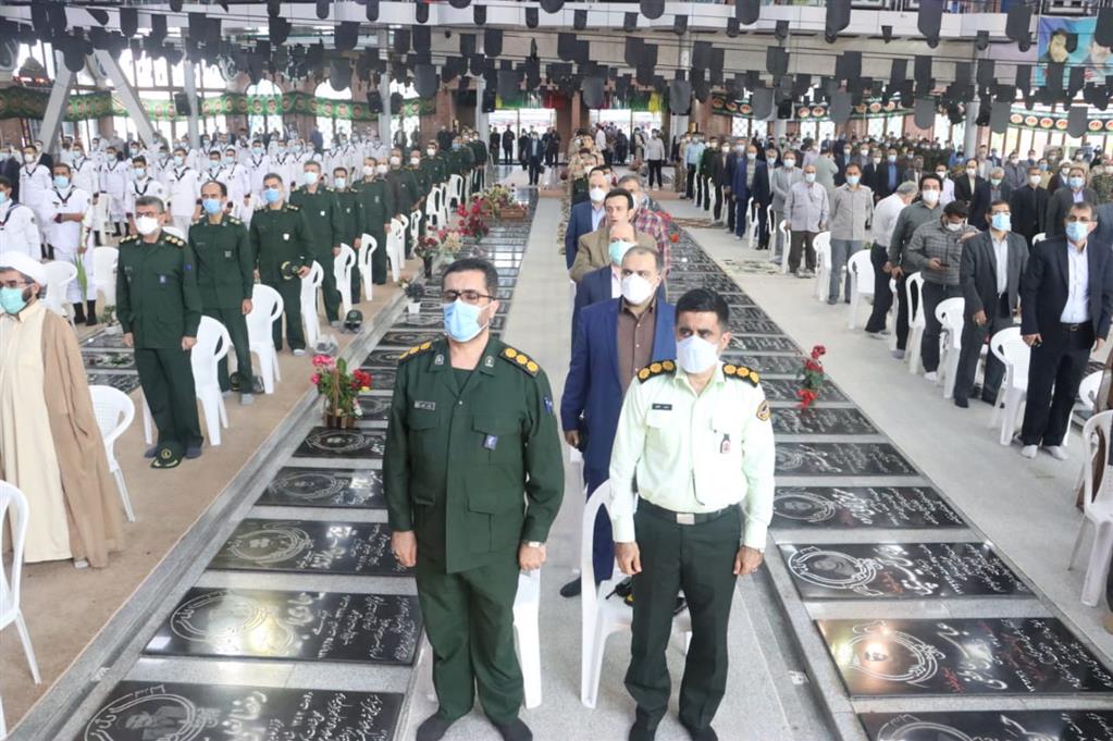 آئین غبار روبی و تجدید میثاق با شهدای هشت سال دفاع مقدس