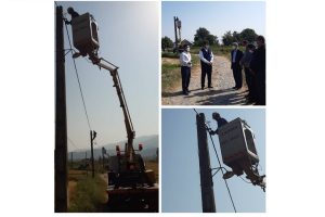 جایگزینی بیش از ۲۰۰۰ متر شبکه فرسوده سیمی  با کابل خودنگهدار در سروان امام زاده هاشم