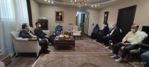 دیدار فرماندار رشت با خانواده شهید قلیپور