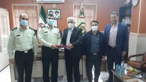 تقدیر از نیروی انتظامی شهرستان رضوانشهر به مناسبت گرامیداشت هفته ناجا