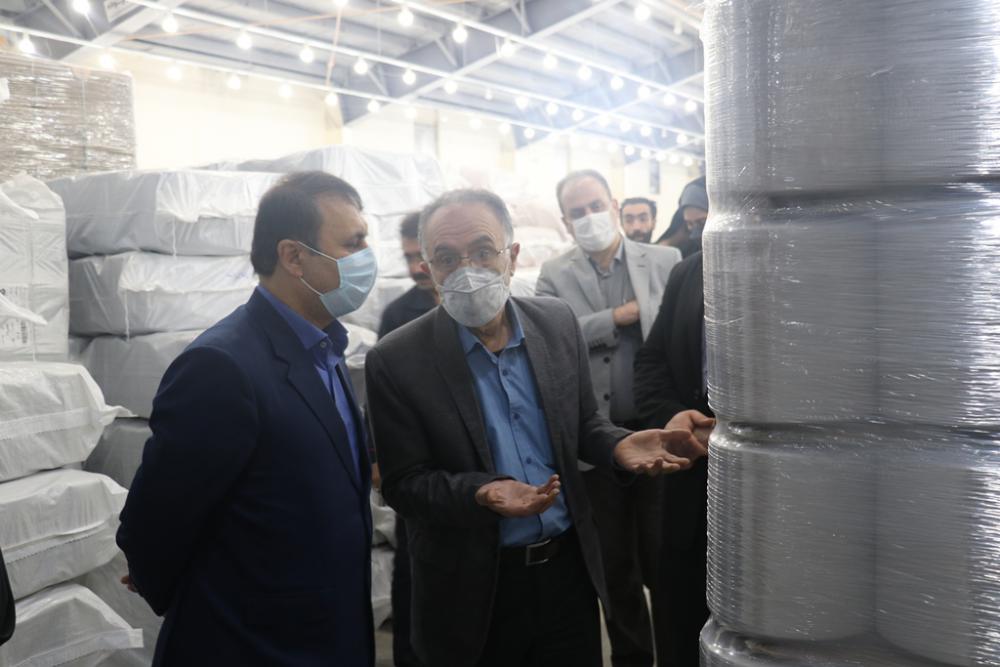 بازدید میدانی فرماندار رشت از کارخانه ریسندگی گیلان