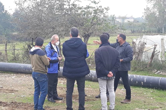 اجرای بی وقفه خط انتقال آب شرب شفت- فومن