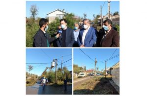 بهره مندی اهالی دو روستای شهرستان سیاهکل از طرح جهادی احداث کابل خودنگهدار