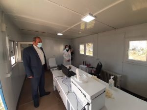 استقرار تیم‌ آزمایش کرونا اتباع خارجی در محل گمرک شهرستان آستارا