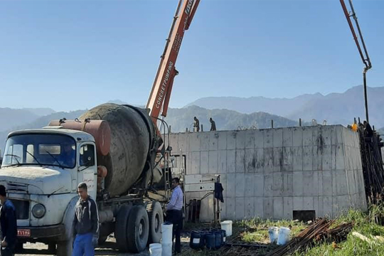 پیشرفت ۷۵ درصدی عملیات ساخت مخزن ۱۰۰۰ مترمکعبی شهر اسالم