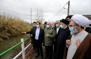 تاکید رئیس جمهور در بازدید از رودخانه های رشت ؛ تسریع در ساماندهی و رفع منشاء آلودگی‌