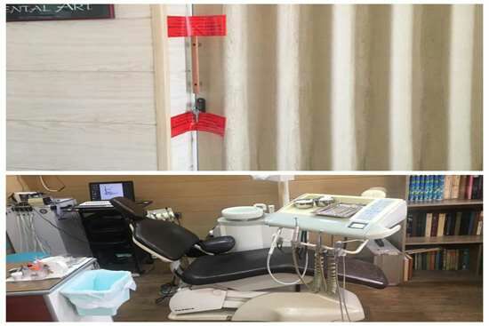 پلمپ یک مطب دندانپزشکی غیر مجاز در شهرستان بندر انزلی