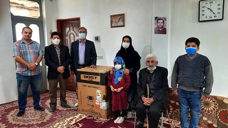 دلجوئی و تفقد مخابرات منطقه گیلان از خانواده همکار مرحوم “همایون هاشم زاده “