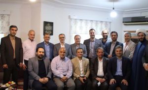 دیدار اعضای شورای اسلامی و سرپرست شهرداری رشت در عید غدیر خم با جمعی از بزرگان و سادات گرانقدر