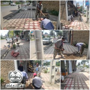 جلوه های خدمت توسط شهرداری املش