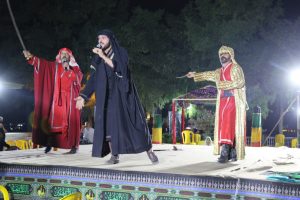 به همت شهرداری و شورای اسلامی شهر لاهیجان مراسم تعزیه خوانی برگزار شد