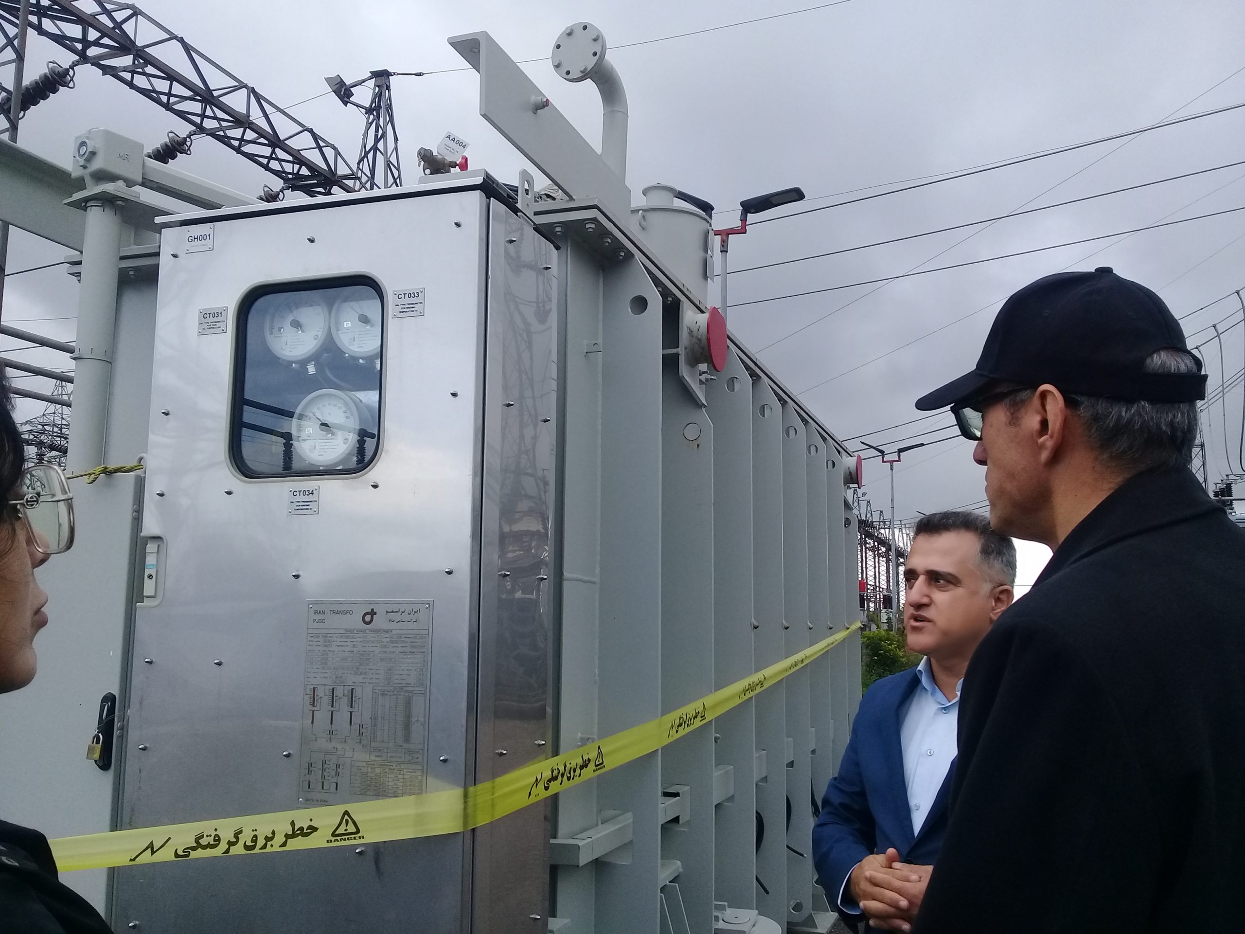 بازدید جمعی از خبرنگاران رسانه های جمعی استان گیلان، از پروژه در حال احداث پست ۲۳۰/۶۳/۲۰ رشت شمالی