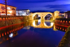 پایان فاز نخست پروژه نورپردازی پل خشتی لنگرود