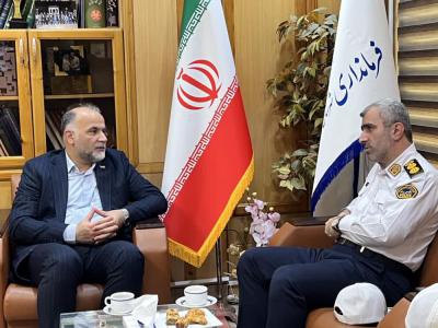 سرپرست فرمانداری رشت در دیدار با رئیس پلیس راه گیلان: حضور بازدارنده پلیس در جاده‌ها، امنیت آفرین است