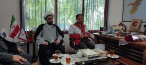 همزمان با روز جهانی صلیب سرخ رخ داد:  دیدار اعضای شورای شهر لنگرود با رئیس جمعیت هلال احمر