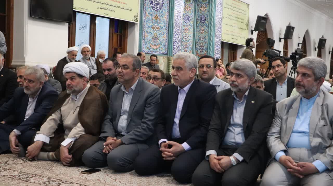 حضور استاندار گیلان در مراسم گرامیداشت سالگرد آیت الله بهجت در فومن