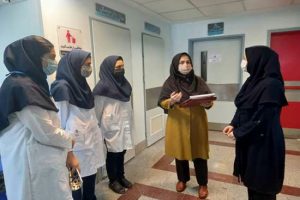 بازدید معاون آموزشی و تحصیلات تکمیلی دانشکده پرستاری و مامایی شرق گیلان از بیمارستان های امینی و شهید حسین پور لنگرود