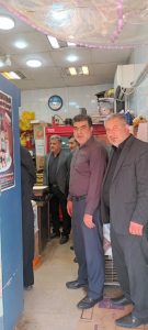 بازدید بخشدارمرکزی شفت از اصناف سطح شهر