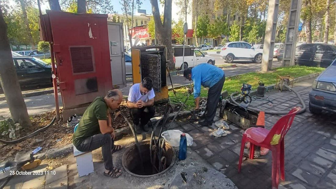 اجرای عملیات برگردان کافوی مسی به کافوی پیشرفته نوری در رشت