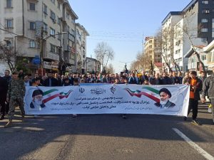 با حضور کل ورزش و جوانان گیلان؛  راهپیمایی ورزشکاران در روز ۲۲ بهمن