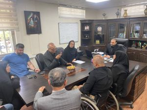 دیدار رئیس فدراسیون تیر و کمان عراق با معاون توسعه ورزشی اداره کل ورزش و جوانان استان گیلان