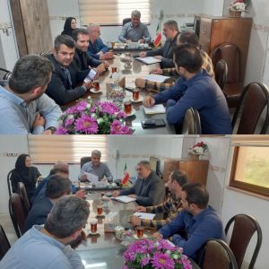 برگزاری جلسه کمیسیون نظارت بر اصناف شهرستان شفت در محل اداره صمت