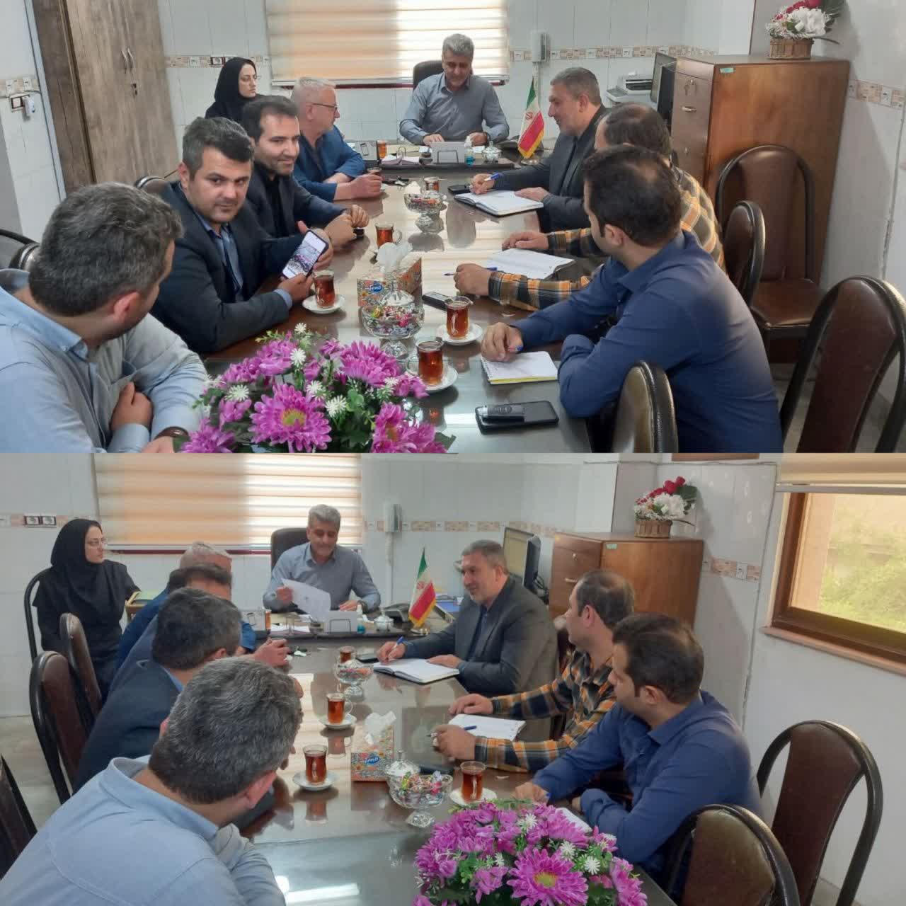 برگزاری جلسه کمیسیون نظارت بر اصناف شهرستان شفت در محل اداره صمت