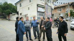 بازدید مدیر مخابرات گیلان از روستای میانده شهرستان رودسر