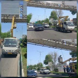 اصلاح شبکه معابر بلوار مدرس رشت