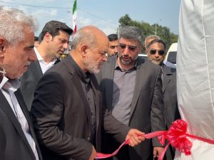 افتتاح رسمی پل غیرهمسطح شهید جمهور در لاهیجان