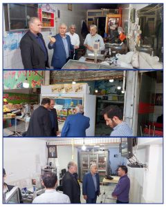 بازرسی بازرسان اداره صمت شهرستان تالش از واحدهای صنفی مرغ فروشی